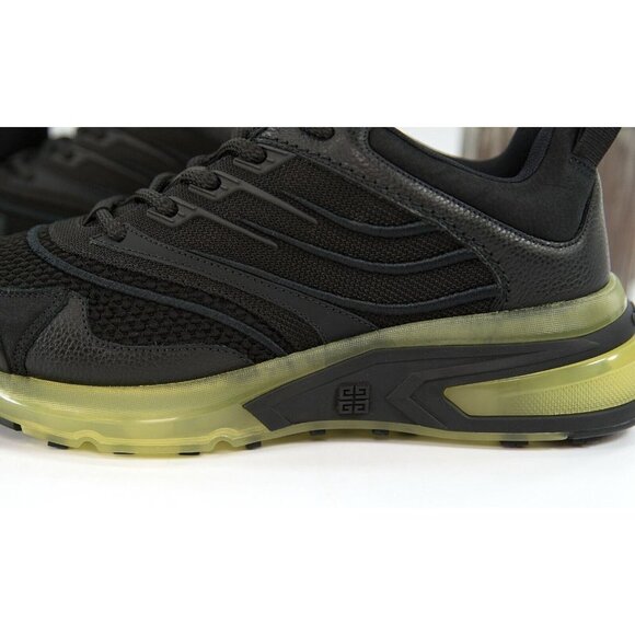 Givenchy GIV 1 Black Calf Leather Oversize Sneakers 38.5 NIB - Picture 6 of 12